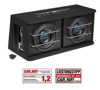 HIFONICS Dual Aktiv Bassreflex Gehäuse-Sub TDA-200R