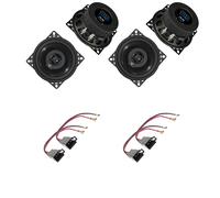 HIFONICS TITAN TS-42 Lautsprecher Einbauset für Opel Agila A vorne und hinten