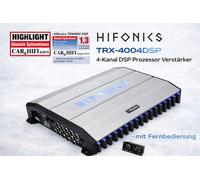 HIFONICS TRX-4004DSP 4-Kanal DSP Sound Prozessor Verstärker mit Fernbedienung