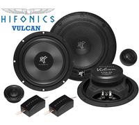 HIFONICS VULCAN 6.2E 165mm Lautsprecher mit Gitter & Hochtöner & Frequenzweichen
