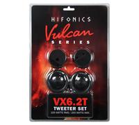 Hifonics VULCAN VX-6.2T 200 Watt 25mm Auto Hochtöner Weichen Set Gewebe Neodym