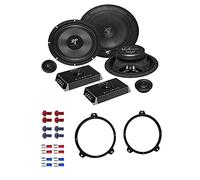 Hifonics VX 6.2C Lautsprecher mit Einbauset passend für BMW 3er Coupe (E46) 1996-2006 Türen vorne/hinten 400 Watt 165mm 2 Wege Kompo