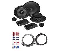 Hifonics VX 6.2C Lautsprecher mit Einbauset passend für Mercedes E-Klasse Limo (W211) ab 2003 Türen vorne/hinten 400 Watt 165mm 2 Wege Kompo