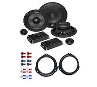 Hifonics VX 6.2C Lautsprecher mit Einbauset passend für Mercedes E-Klasse (W212) alle Türen vorne 400 Watt 165mm 2 Wege Kompo