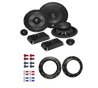 Hifonics VX 6.2C Lautsprecher mit Einbauset passend für VW Volkswagen T6 Transporter ab 2015 Türen vorne 400 Watt 165mm 2 Wege Kompo