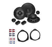 Hifonics VX 6.2E Lautsprecher mit Einbauset passend für FIAT Ducato III (250/251) ab 2006 Türen vorne 400 Watt 165mm 2 Wege Kompo