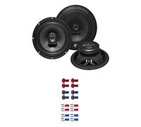 Hifonics VX 62 Lautsprecher mit Einbauset passend für Alfa Romeo 166 alle Türen vorne/hinten 360 Watt 165mm 2 Wege Koax
