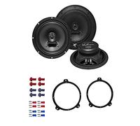 Hifonics VX 62 Lautsprecher mit Einbauset passend für BMW 3er Touring (E46) 1999-2005 Türen vorne 360 Watt 165mm 2 Wege Koax