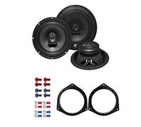 Hifonics VX 62 Lautsprecher mit Einbauset passend für Hyundai i10 2013-2017 Türen vorne/hinten 360 Watt 165mm 2 Wege Koax
