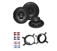 Hifonics VX 62 Lautsprecher mit Einbauset passend für Volvo S60 I 2001-2009 Türen vorne 360 Watt 165mm 2 Wege Koax