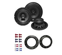 Hifonics VX 62 Lautsprecher mit Einbauset passend für VW Volkswagen T5 Transporter 2003-2015 Türen vorne 360 Watt 165mm 2 Wege Koax