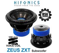 Hifonics ZXT15D2 | 38 cm (15") Subwoofer | 3500 W/RMS, 7000 W/MAX, 2 + 2 Ohm
