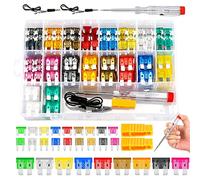 Hifrom Auto Sicherungen Set, 300 Stück Mini Flachsicherungen Standard Sicherungen kfz, mit 2 Sicherungszieher und Stromkreistester, Auto Sicherung 2A 5A 7,5A 10A 15A 20A 25A 30A 35A für PKW
