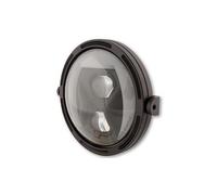HIGHSIDER 7 Zoll LED-Hauptscheinwerfer FRAME-R1 Typ 8, schwarz, seitliche Befest