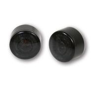 HIGHSIDER APOLLO Modul LED Rück-, Bremslicht, Blinker, schwarzes Alugehäuse, getöntes Glas, Paar, E-geprüft.