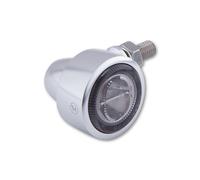 HIGHSIDER Motorrad LED Blinker Classic-X1, E-geprüft (2er-Pack) (Silber)