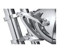 HIGHSIDER CNC Lampenhalter Set Z-STYLE für 47-49-50-52-54mm chrom