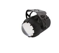Highsider Dual-Stream Next Motorrad LED Scheinwerfer Schwarz E-geprüft