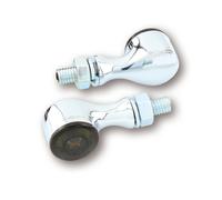 HIGHSIDER APOLLO CLASSIC LED Blinker, Alugehäuse, getöntes Glas, E-geprüft,schwarz, 1 Set