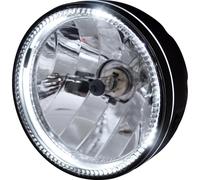 Highsider H4 LED Scheinwerfer Ø145mm schwarz mit E-Zulassung für Motorrad 940