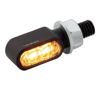 HIGHSIDER Pro Akron-X LED Mini Indicator Gehäuse Schwarz / Linse Rauchgrau (Paa