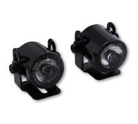 Highsider LED Standlicht Tagfahrlicht Positionslicht rund mini 25 mm Paar+Halter