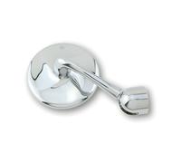 HIGHSIDER Classic Motorrad Lenkerendenspiegel, links und rechts verwendbar, E-geprüft (chrom)