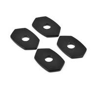 HIGHSIDER pro Montageplatten Indy Spacer Aluminium Schwarz, Für BMW SUZUKI RM-Z