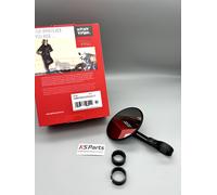 HIGHSIDER Montana-Slim Motorrad Lenkerendenspiegel, 1 Stück, E-geprüft (Kurze Version)