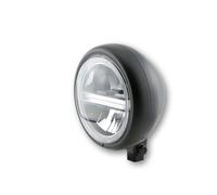 HIGHSIDER pro 5 3/4 Zoll Scheinwerfer Pecos Typ 6 LED Schwarz Untere Befestigung, Mit TFL