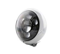 HIGHSIDER pro 7 Zoll Scheinwerfer HD-Style Typ 11 LED Chrom Mit TFL, E-Geprüft (1Stck)