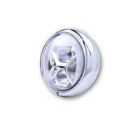 HIGHSIDER pro 7 Zoll Scheinwerfer HD-Style Typ 8 LED Chrom Mit TFL, Kurvenlicht, E-Geprüft (1Stck)