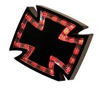 HIGHSIDER LED Rücklicht FLIGHT, schwarz, getöntes Glas, schwarz