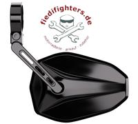 HIGHSIDER pro Lenkerendenspiegel Victory-Slim Schwarz Kurz (1Stck.) E-geprüft