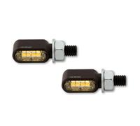 HIGHSIDER LED Blinker/Positionslicht LITTLE BRONX Paar E-geprüft schwarz
