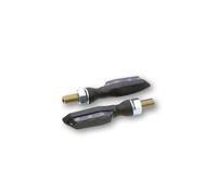 HIGHSIDER pro Arc LED Blinker/Positionslicht Schwarz/Getönt 2in1, E-Geprüft (Paa