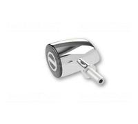 Highsider Motorrad LED-Blinker/Positionslicht Rocket Classic – 2in1, Chrom (Paar)