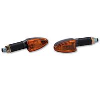 HIGHSIDER Smart Duc-Style Glühlampen Blinker Gehäuse Schwarz / Linse Orange (Stü