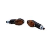 HIGHSIDER Smart Cateye Bulb Mini Blinker Körper Schwarz / Linse getönt (Paar), Vorne & Hinten, schwarz