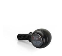 HIGHSIDER Smart Circula-S LED-Anzeigekörper schwarz / Linse getönt (Paar), vorne und hinten, schwarz