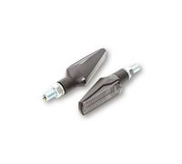 HIGHSIDER Smart Fineline LED 3in1 Blinker Rücklicht Kombination Karosserie schwarz / Scheibe getönt (Paar), hinten, schwarz