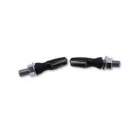 HIGHSIDER Smart Spark LED Anzeigekörper Schwarz / Linse getönt (Paar), Vorne & Hinten, schwarz