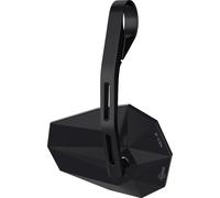 Stealth X6 Motorrad Lenkerendenspiegel lang für links oder rechts, Farbe: schwarz