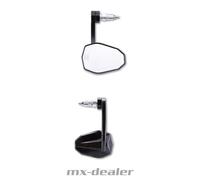 Lenkerendenspiegel VICTORY Evo schwarz mit Adapter 12-22mm Motorrad, Roller Quad