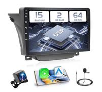 Hikity 2+64GB Android 15 Autoradio für Hyundai I30 2011-2015 Radio Wireless Carplay Android Auto, 9 Inch IPS Touch Screen Radio mit Rückfahrkamera, Bluetooth, Navi, WiFi, DSP, EQ, Mirror Link