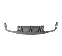Hinten Lip Diffusor Spoiler Für Mercedes Für Benz C Klasse W204 C204 Limousine C63 Coupe 2012-2015 Stoßstange Splitter Kofferraum Lippe(Kohlenstoff-Look)