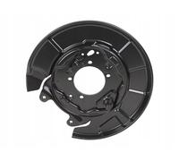 ABAKUS Spritzblech, Bremsscheibe hinten links schwarz 340mm für TOYOTA 131-07-645