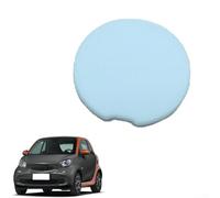 Hintere Stoßstange Abschlepphaken Abdeckungen Anhänger Abdeckungen Ersatzteil 4538854500 für Smart 453 Zweitürer 2015-2019 ABS Korrosionsschutzteile (weiß)