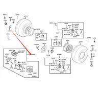 Hinterer Bremssattel KYMCO MXU 300 43100-LDE9-E01-NJA OEM