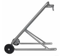 Hinterradträger aus Aluminiumlegierung für 16-Zoll-Faltrad mit Rädern, kompatibel mit 16 x 1-3/8 Reifen, Silber (C)